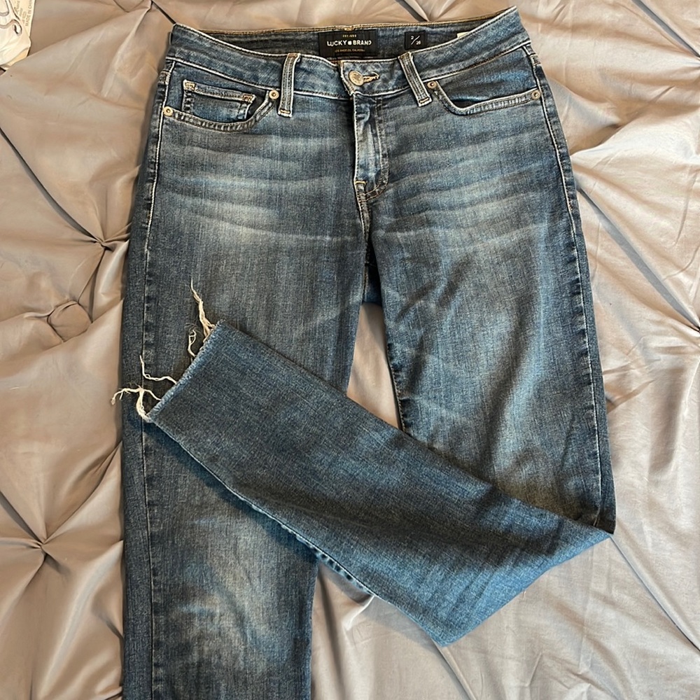 Lucky Brand ankle jeans